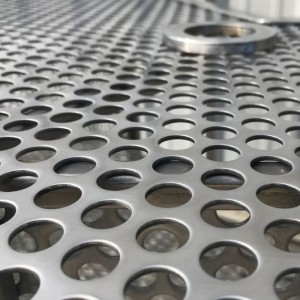 SS304 Oblong Oval Hole Stainless Steel Perforated Metal Sheet