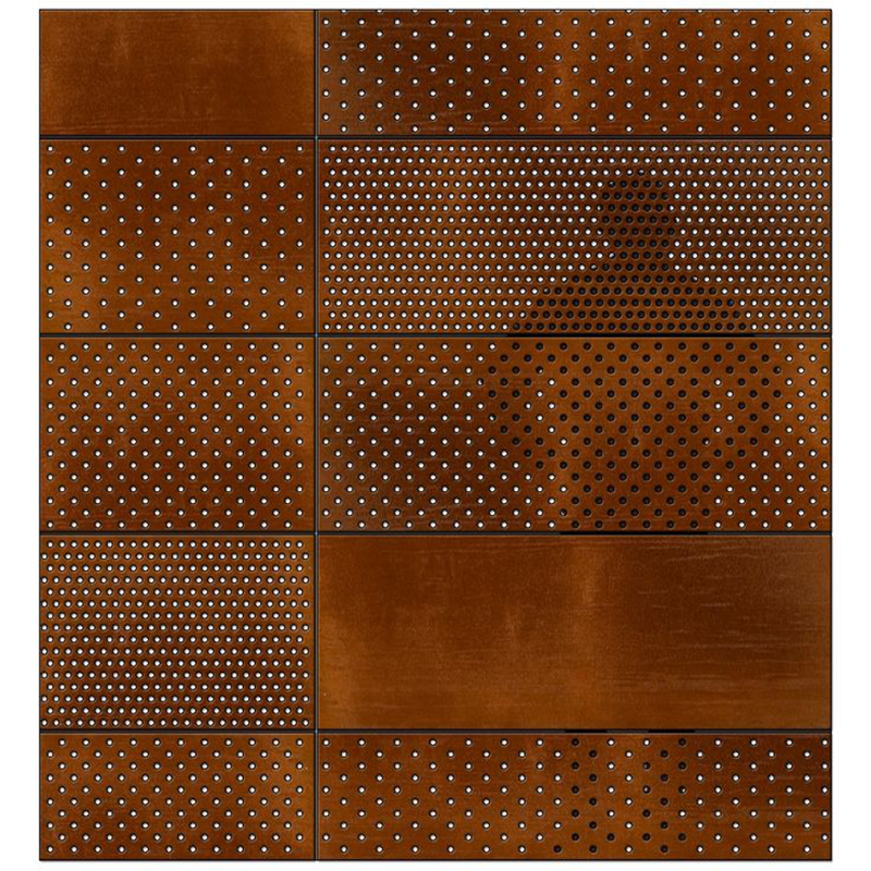 Maille métallique perforée hexagonale/panneaux de clôture en tôle perforée en métal à trou perforé de 0,0 mm de diamètre, maille de grille de haut-parleur