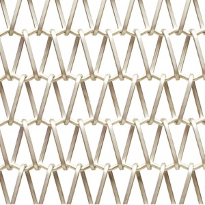 Espiral flexível popular da cortina de corrente da ligação da tela do Chainmail da decoração do metal da malha