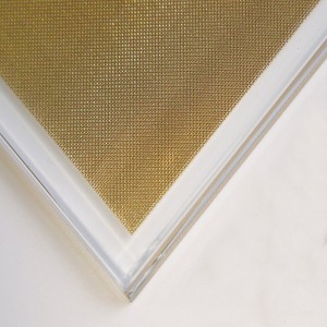 Декоративна сітка з металевого плетеного металевого алюмінію для камінного екрану, яка легко встановлюється