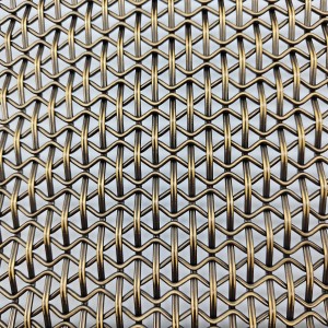Stainless Steel anyaman Wire bolong Screen Produk Chainmail Ring curtains Metal