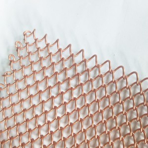 Cortina de malla de arame flexible Cortinas de malla de cadea metálica de cortinas