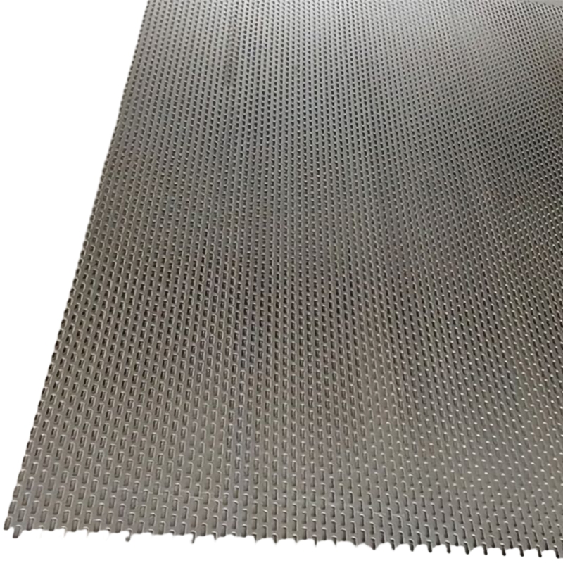 Stainless Steel Perforated Metal Sheet with Slotted Hole_pixian_ai