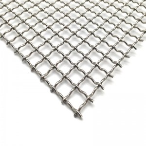 Customized Wire Mesh Stainless Steel 304 Link Fence Barbecue Mesh Crimped