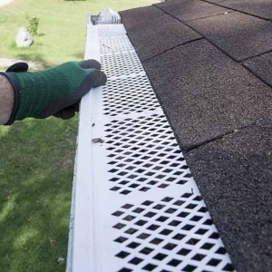 Leaf Guard Leaf Guard Gutters Ladder Gutter Protector Perforated Metal Sheet Ալյումինե ծակոտկեն