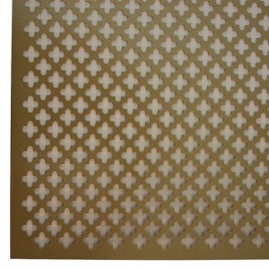 فلز سوراخ شده برای سیلندرهای منبسط شده فیلتر صفحه مش مربعی پانچ سوراخ آلومینیومی گرد